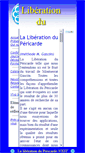 Mobile Screenshot of liberationdupericarde.org