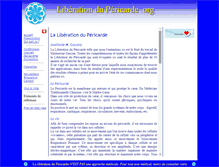 Tablet Screenshot of liberationdupericarde.org